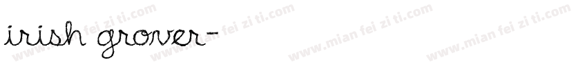 irish grover字体转换